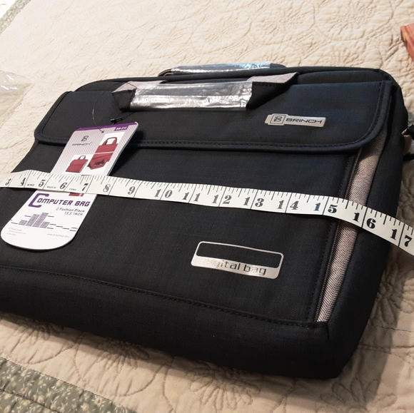 COPY - NEW W/TAGS BRINCH 13.3" LAPTOP MESSENGER CARRING BAG - Picture 8 of 16